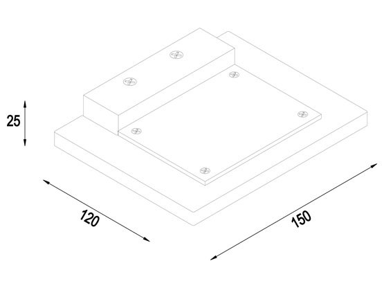 מנורת קיר אפלייט לד